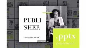 دانلود قالب پاورپوینت Publisher PowerPoint Template