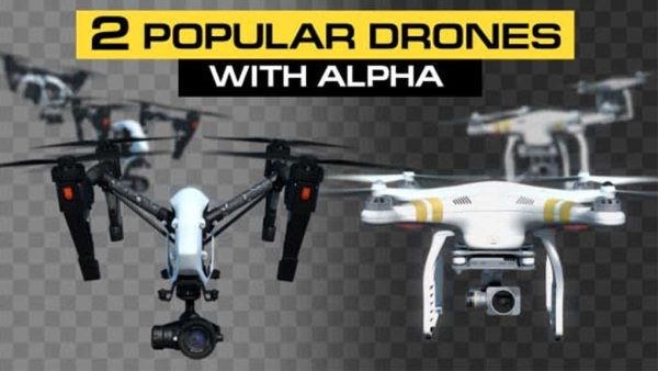 دانلود فوتیج کوادکوپتر Quadcopters Flying Pack