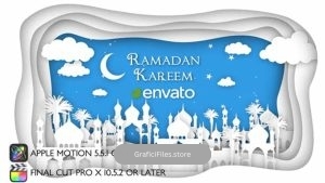 پروژه اپل موشن وله عید رمضان Ramadan and Eid Mubarak Opener – Apple Motion