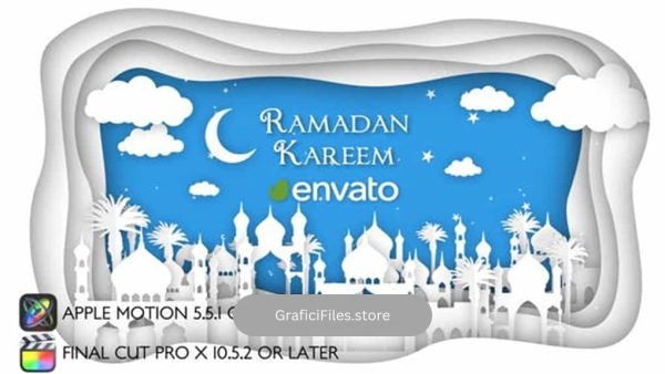 پروژه اپل موشن وله عید رمضان Ramadan and Eid Mubarak Opener – Apple Motion