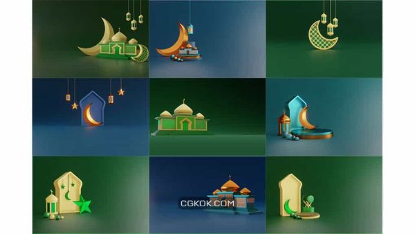 دانلود پس زمینه رمضان کریم Ramadan Kareem Background Pack 03