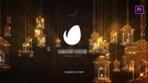 پروژه پریمیر پرو نمایش لوگو رمضان Ramadan Logo Reveal