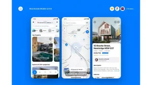 دانلود رابط کاربری اپلیکیشن مشاور املاک Real Estate Mobile UI Kit