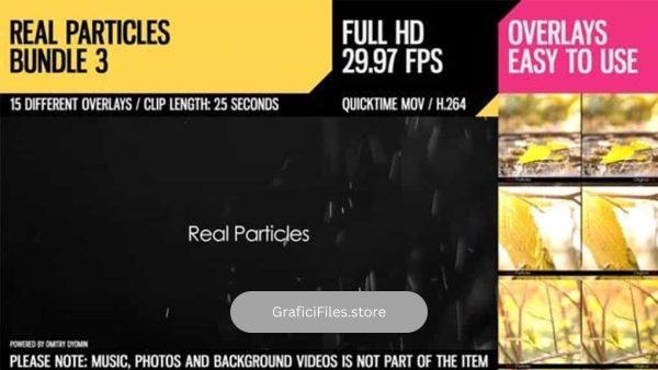 دانلود فوتیج ذرات معلق Real Particles Bundle 3 – Lazy Particles