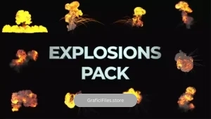 دانلود فوتیج انفجار واقعی Realistic Explosions Pack