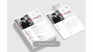 دانلود قالب آماده رزومه ورد CV Resume & Cover Letter Template