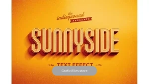 دانلود افکت متن رترو وینتیج Retro Vintage Text Effect N.24