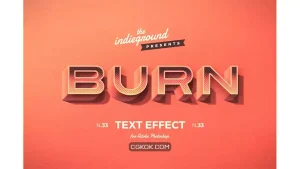 دانلود افکت متن رترو وینتیج Retro Vintage Text Effect N.33