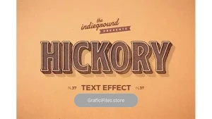 دانلود افکت متن رترو وینتیج Retro Vintage Text Effect N.37