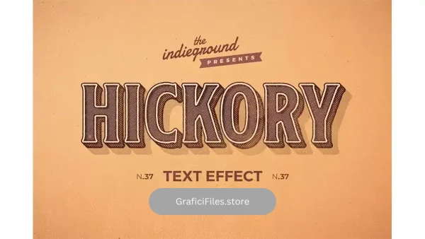 دانلود افکت متن رترو وینتیج Retro Vintage Text Effect N.37