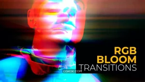 دانلود پریست افترافکت ترانزیشن نویز رنگی RGB Bloom Transitions
