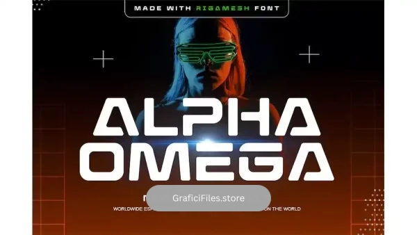 دانلود فونت انگلیسی گیمینگ Rigamesh – Scifi and Sport Game Expanded Sans