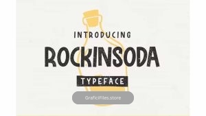 دانلود فونت انگلیسی کودکانه Rockinsoda