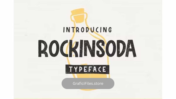 دانلود فونت انگلیسی کودکانه Rockinsoda