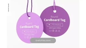 دانلود موکاپ لیبل 7