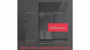 دانلود قالب ایندیزاین بروشور Royal Red Brochure