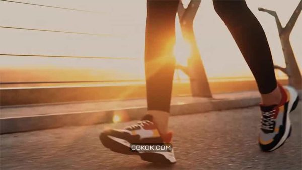 فوتیج دویدن در صبح زود Running In The Early Morning