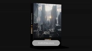 دانلود آبجکت ساختمان صنعتی Kitbash3D Sci-Fi Industrial