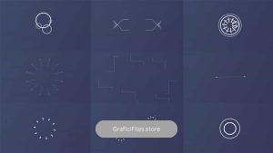پروژه افترافکت اجزای موشن گرافیک Shape Elements Pack