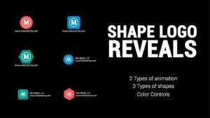 پروژه آماده فاینال کات پرو لوگو Shape Logo Reveals