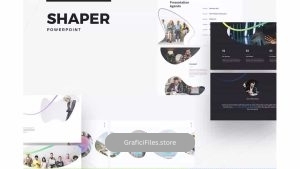 دانلود قالب پاورپوینت SHAPER Powerpoint Template