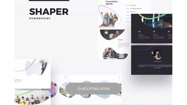 دانلود قالب پاورپوینت SHAPER Powerpoint Template