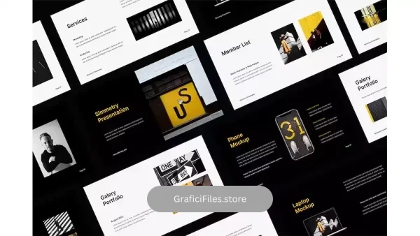 دانلود قالب پاورپوینت Simmetry – PowerPoint Template