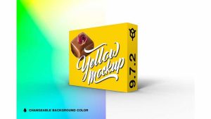 دانلود موکاپ جعبه Simple 3D Box Mockup