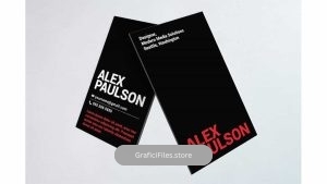 دانلود فایل لایه باز کارت ویزیت Simple Business Card Design 014
