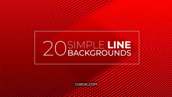 دانلود بک گراند موشن گرافیک خطوط ساده Simple Line Backgrounds Pack