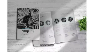 دانلود قالب ایندیزاین مجله Simplifly | Indesign Magazine Template