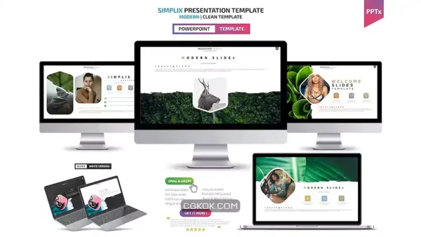 دانلود قالب پاورپوینت Simplix Powerpoint Presentation Templates