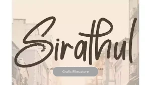 دانلود فونت انگلیسی Sirathul