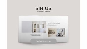 دانلود قالب ایندیزاین لوک بوک Sirius Lookbook Template