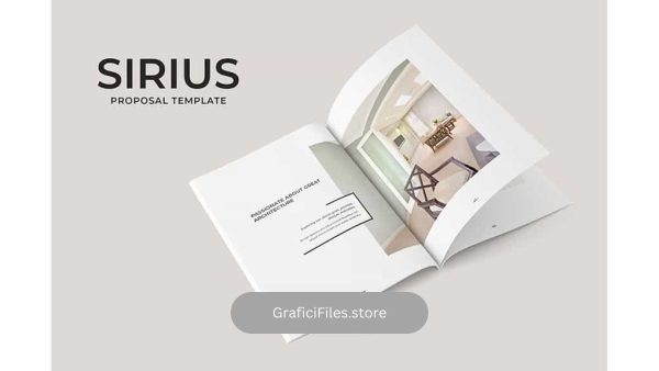 دانلود قالب ایندیزاین پروپوزال Sirius Proposal Template
