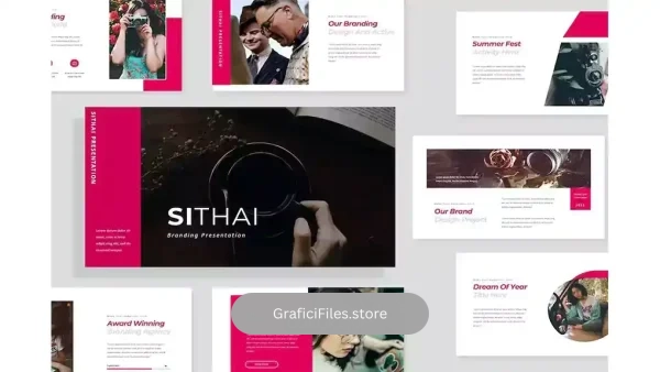 دانلود قالب پاورپوینت وینتیج Sithai Vintage PowerPoint