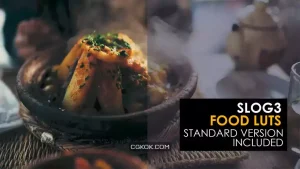 دانلود پریست افترافکت رنگ غذا Slog3 Food And Standard Luts