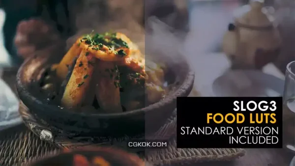 دانلود پریست افترافکت رنگ غذا Slog3 Food And Standard Luts