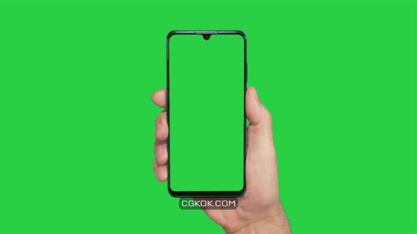 فوتیج کروماکی گوشی هوشمند با صفحه سبز Smartphone Green Screen