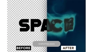 دانلود افکت متن دودی Smoky Text Effect