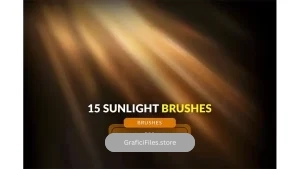 دانلود 15 براش نور خورشید فتوشاپ smooth subtle realistic sunlight photoshop brushes
