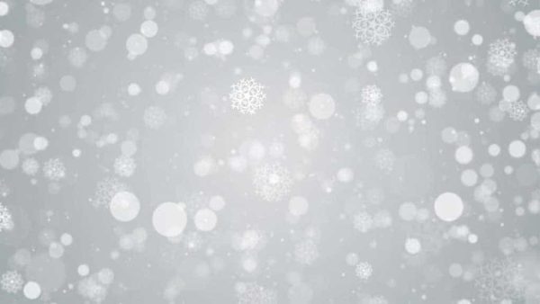 دانلود بک گراند موشن گرافیک پارتیکل برف Snow Particles White Background