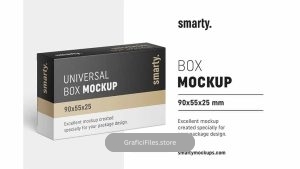 دانلود موکاپ جعبه صابون Soap Box Mockup