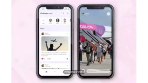 دانلود رابط کاربری اپلیکیشن شبکه اجتماعی Social Media App Concept