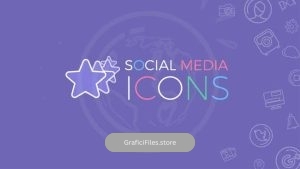 دانلود آیکون متحرک شبکه اجتماعی Social Media Icons