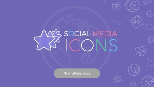 دانلود آیکون متحرک شبکه اجتماعی Social Media Icons