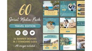 دانلود قالب لایه باز شبکه اجتماعی Social Media Pack
