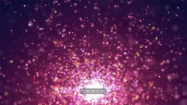 دانلود بک گراند متحرک ذرات درخشان Soft Pulsing Particles Background