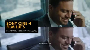 دانلود 24 پریست افترافکت رنگ فیلم Sony Cine-4 Film And Standard Luts