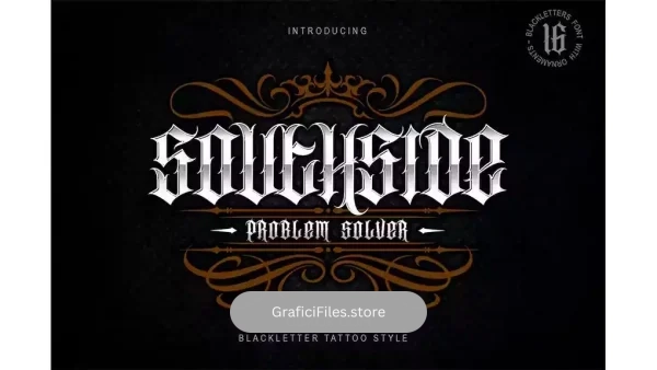 دانلود فونت انگلیسی تاتو SOUTHSIDE | EXTRA BONUS